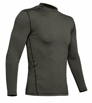 Thermal Clothing Under Armour ColdGear Compression Mock Carbon Heather 2XL - 6