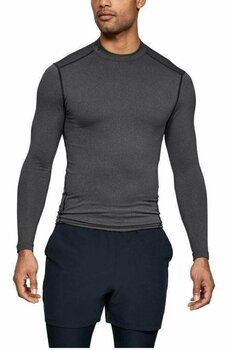 Thermal Clothing Under Armour ColdGear Compression Mock Carbon Heather 2XL - 8