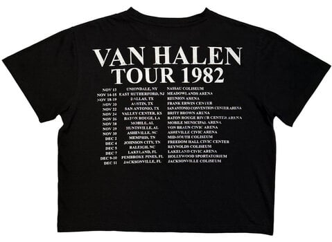 Сорочка Van Halen The Power To Raise The Dead (Back Print) Black S Жіночі Сорочка - 2