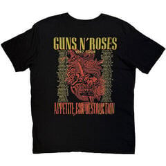 Сорочка Guns N' Roses Skeleton 1987 Tour (Back Print) - 1