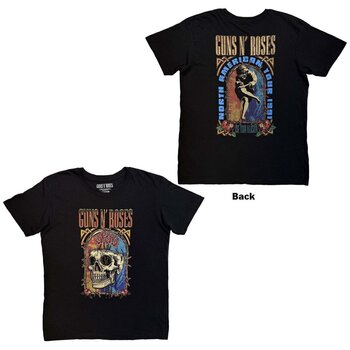 Košulja Guns N' Roses North American Tour Skull (Back Print) Black 2XL Košulja - 3