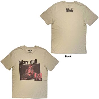 T-krekls Hilary Duff Luck Or Something (Back Print) Sand XL T-krekls - 3