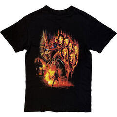 Tricou Iron Maiden Burning Ambition Text Logo (Back Print) - 1