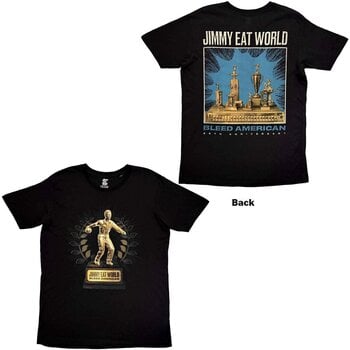 T-Shirt Jimmy Eat World Bleed American (Back Print) Black 2XL T-Shirt - 3