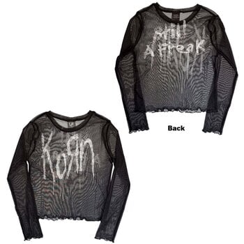 Риза Korn Still A Freak (Front & Back) Black 2XL Дамски Риза - 3