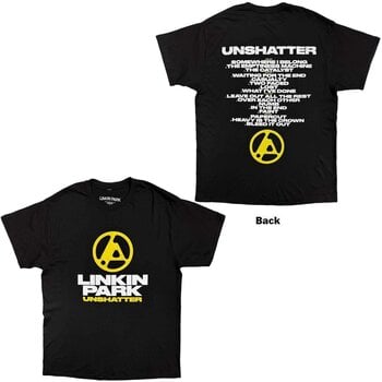 Tricou Linkin Park Unshatter Tracklist (Back Print) Black M Tricou - 3