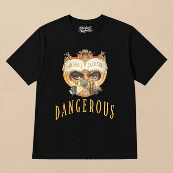 Košulja Michael Jackson Dangerous World Tour (Back Print) Black S Košulja - 4