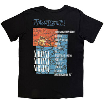 Tricou Nirvana Waves (Back Print) Black XL Tricou - 2