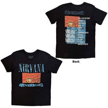 T-särk Nirvana Waves (Back Print) Black M T-särk - 3