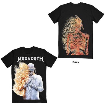 Košulja Megadeth White Album Vic Flame (Back Print) Black S Košulja - 3