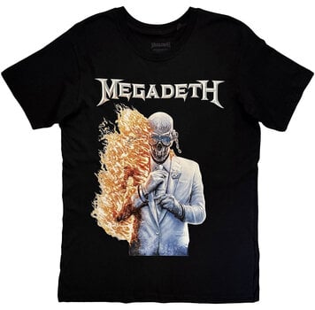 Košulja Megadeth White Album Vic Flame (Back Print) Black S Košulja - 4