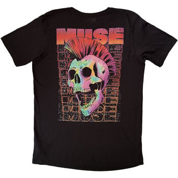 Tricou Muse Punk Skull (Back Print) Black 2XL Tricou - 2