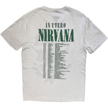 Košulja Nirvana In Utero Green (Back Print) White XL Košulja - 2