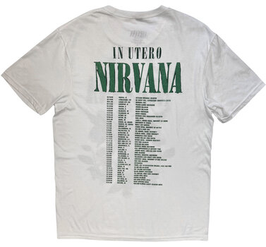 Košulja Nirvana In Utero Green (Back Print) White XL Košulja - 5