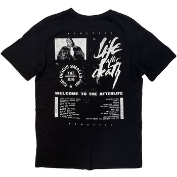 Сорочка Notorious B.I.G. Life After Death Tracklist (Back Print) Black XL Сорочка - 2