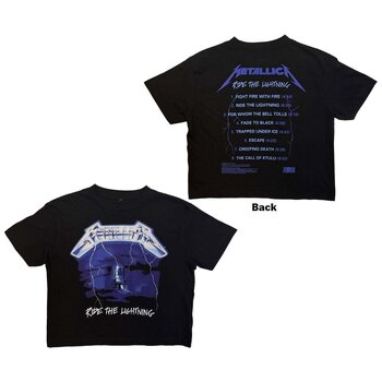 Košulja Metallica Ride The Lightning (Back Print) Black 2XL Ženske Košulja - 3