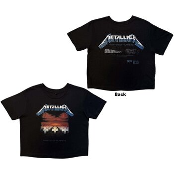Košulja Metallica Master Of Puppets Tracks (Back Print) Black 2XL Ženske Košulja - 3