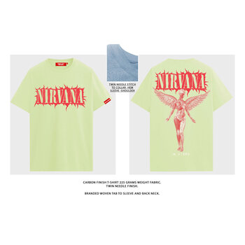 T-krekls Nirvana In Utero Angel (Back Print) Green XL T-krekls - 6