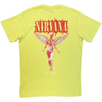 Tricou Nirvana In Utero Angel (Back Print) Verde M Tricou - 2