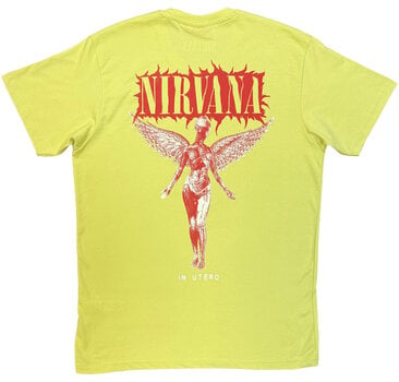 Tricou Nirvana In Utero Angel (Back Print) Verde M Tricou - 7