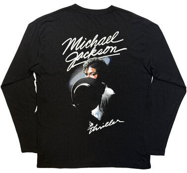 Tričko Michael Jackson Thriller / Hat Poses (Back Print) Black 2XL Tričko - 5