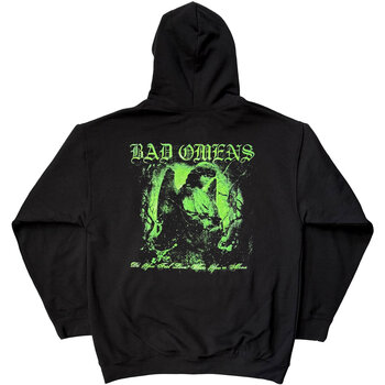 Kapuco Bad Omens Green Angel (Back Print) Black L Kapuco - 2