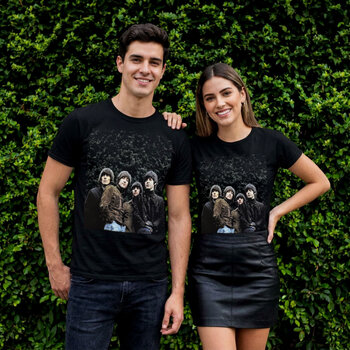 Majica The Beatles Rubber Soul Photo Black 2XL Majica - 2