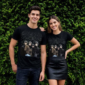Сорочка The Beatles Rubber Soul Photo Футболка з коротким рукавом Black S - 2