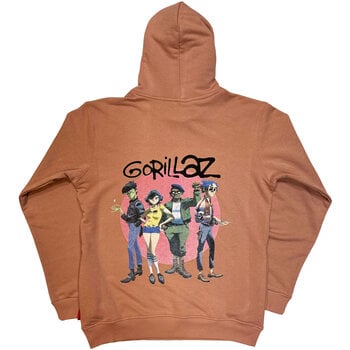 Kapuco Gorillaz Group Circle Rise (Back Print) Pink S Kapuco - 2