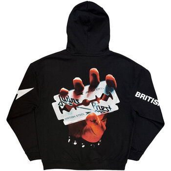 Kapuco Judas Priest British Steel (Back & Sleeve Print) Black XL Kapuco - 2