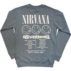 Kapuco Nirvana Nevermind Tour 1991 (Back Print) Blue L Kapuco - 1