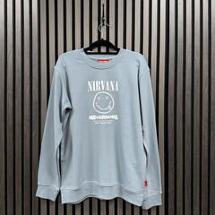 Kapuco Nirvana Nevermind Tour 1991 (Back Print) Blue L Kapuco - 3