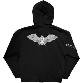 Hoodie Ozzy Osbourne Tattoo Bat (Back & Sleeve Print) Black L Hoodie - 2
