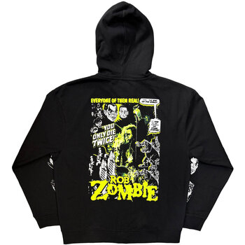 Kapuco Rob Zombie Die Twice (Back & Sleeve Print) Black XL Kapuco - 2