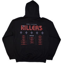 Kapuco The Killers Tour '24 Rebel Diamonds (Back Print & Ex-Tour) Black 2XL Kapuco - 1