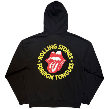 Kapuco The Rolling Stones Foreign Tongues Circle (Back Print) Black 2XL Kapuco - 2