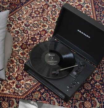 Prenosni gramofon Crosley Voyager Črna - 5