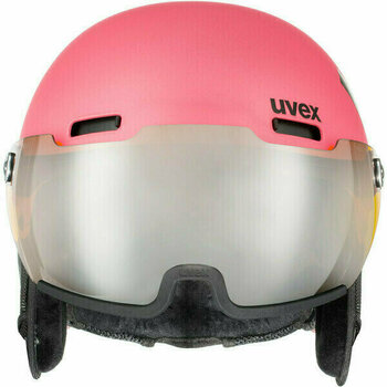 Lyžiarska prilba UVEX Hlmt 500 Visor Ski Helmet Pink Mat 55-59 cm 19/20 - 2