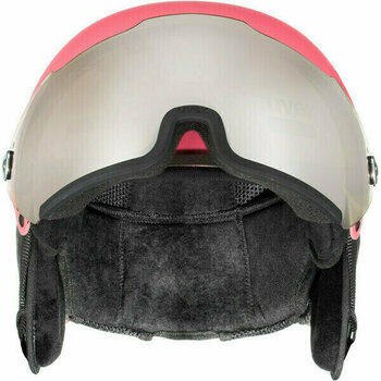 Kask narciarski UVEX Hlmt 500 Visor Ski Helmet Pink Mat 55-59 cm 19/20 - 3