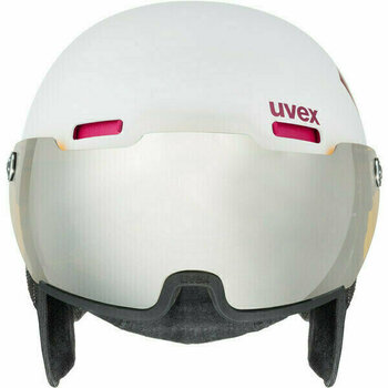 Ski Helmet UVEX Hlmt 500 Visor Ski Helmet White/Pink Mat 52-55 cm 19/20 - 2