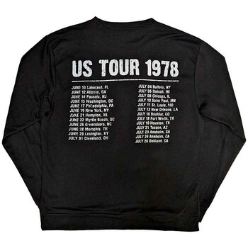 Hoodie The Rolling Stones US Tour 1978 (Back & Sleeve Print) Black L Hoodie - 2