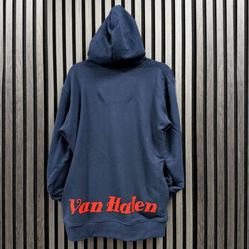 Kapuco Van Halen Pinup Motorcycle (Back Print) Navy Blue L Kapuco - 3