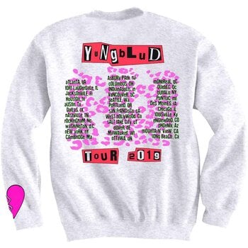 Capuchon Yungblud Tour (Back & Sleeve Print) White L Capuchon - 2