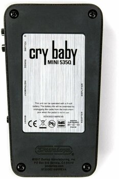 Wah wah pedala Dunlop Cry Baby Mini 535Q Wah wah pedala - 6