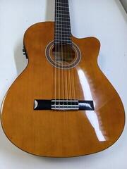Classical Guitar with Preamp Valencia VC104TCE 4/4 Natural Classical Guitar with Preamp (Pre-owned) - 1