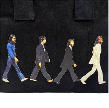 Glazbena torba The Beatles Abbey Road & Drop T Logo (Back Print) Torba za rame Black - 2