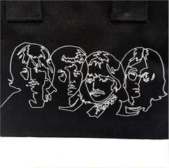 Glazbena torba The Beatles White Album Faces & Apple (Back Print) Torba za rame Black - 1