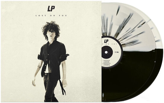 LP ploča L.P. - Lost On You (10th Anniversary/Deluxe Edition) (Gatefold) (Split Black & White with Black Splatter Coloured) (2 LP) - 2