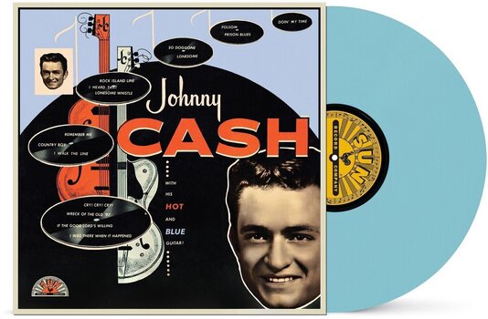 Vinilinė plokštelė Johnny Cash - With His Hot And Blue Guitar (Remastered 2022) (Blue Coloured) (LP) - 2