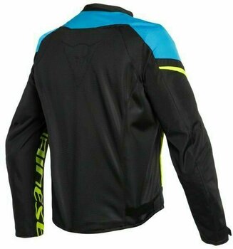 Tekstilna jakna Dainese Bora Air Tex Black/Fire Blue/Fluo Yellow 50 Tekstilna jakna - 2